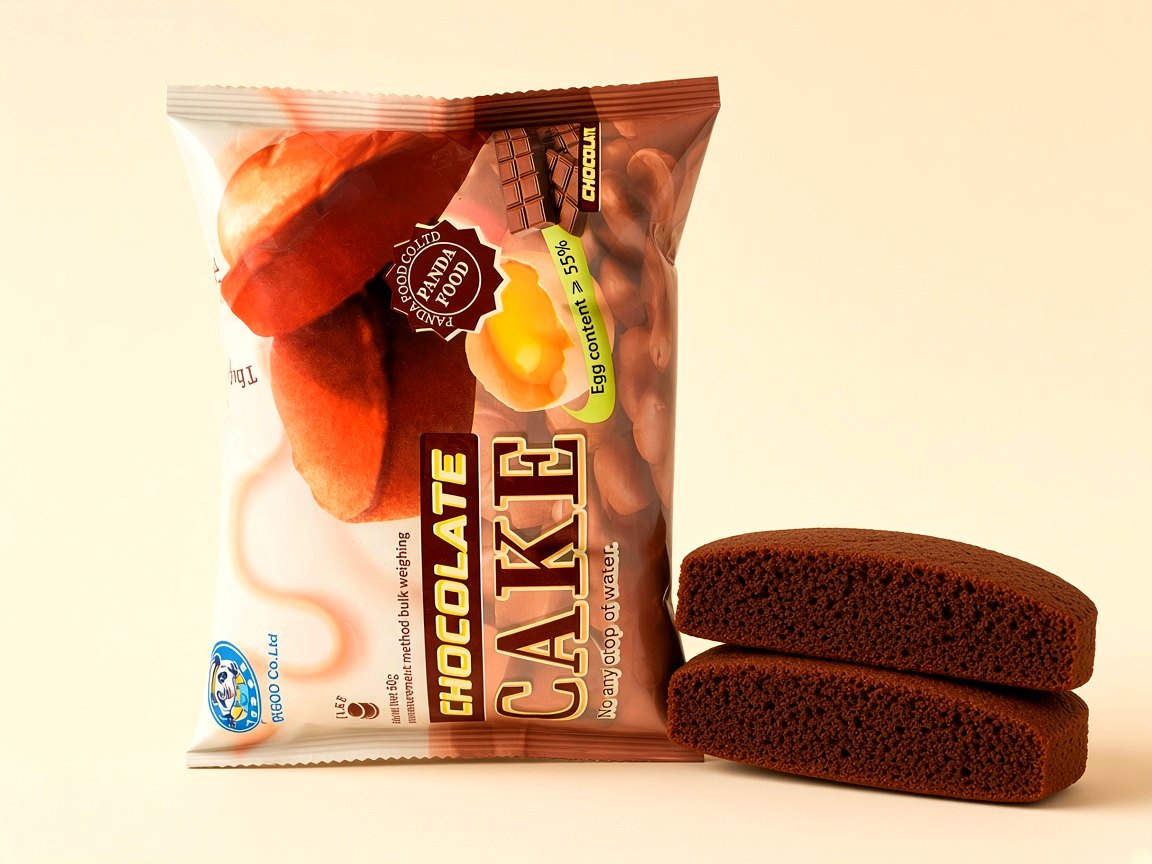 Olemo Panda Chocolate Cake pack with sponge